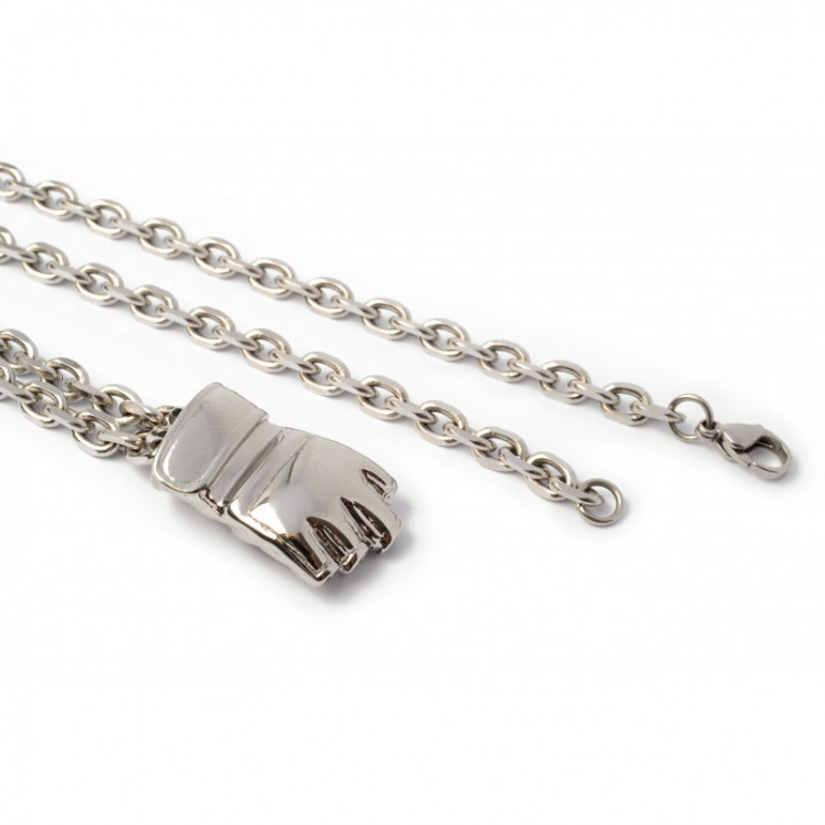 Gold or Silver Plated MMA Glove Necklace – Patented Convit Mesh 50 or 60 cm