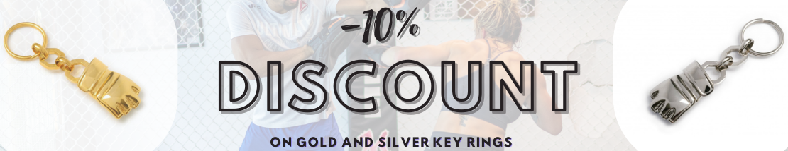 Enjoy 10% off MMA glove keyrings